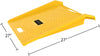 Stalwart 737802REV (Yellow) Driveway Heavy Duty and Portable Curb Ramp with 1000-Pound Weight Capacity – for Large Furniture, Major Appliances, Bicycles, Hand Trucks and Wheeled Cart