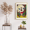 Trippy Wall Art, Psychedelic Weird Illustration, Whimsical Home Decor, Eyes of Nature