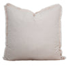 Fringe Pillow Cover • 20 x 20 Pillow Cover • 26 x 26 • Neutral Pillow • Layering Pillow •  Decorative Pillow • Throw Pillow