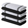 Premium Kitchen Towels – Pack of 6, 100% Cotton 15 x 25 Inches Absorbent Dish Towels