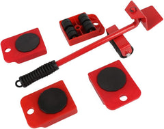 Furniture Lifter Easy to Move Slider 5 Piece Mobile Tool Set, Heavy Furniture Appliance Moving and Lifting System - Maximum Load Weight 330Lbs
