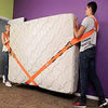 Forearm Forklift 2-Person Shoulder Harness and Moving Straps System, Lift Furniture, Appliances, or Item up to 800 lbs. Safe and Easy Like a Pro, 8 Harnesses and 8 Straps, Orange