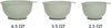KitchenAid Classic Mixing Bowls, Set of 3, Pistachio