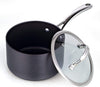 Cooks Standard Nonstick Hard Anodized Cookware Set, 8 Piece, Black