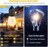 Outdoor String Lights LED 100FT Commercial Grade Heavy Duty Light String Lights