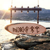Viking Home Protection Amulet - Norse Runes Wall Plaque - Bindrune Home Decor - Combined Runes for Family Protection Wall Decor - Hanging