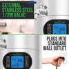 NutriChef PKBRKTL150 All-In-One Home Beer Brewing Mash and Boil Device 5-Piece Maker Machine Set 9 Gallon 1600w Max w/LCD Display Programmable Multi-Step Control System, Stainless Steel