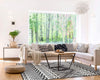 Premium Stain Proof Rain Proof Lightweight Reversible Plastic Outdoor Rug (8x10, Black/White)
