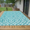 Outdoor Rug 5x7 Ft for Patios Reversible Mats Outdoor Camping Rugs Plastic Straw Rug RV Patio Mat