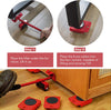 Primo Supply Furniture Appliances Mover Glider Lifter Slider Roller Logistics Helper Tool Set System - Heavy Duty and Durable | Make Moving Rearranging Safe Convenient and Easy