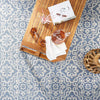 Nicole Miller New York Patio Country Danica Transitional Geometric Indoor/Outdoor Area Rug, Blue/Grey, 5'2