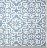 Nicole Miller New York Patio Country Danica Transitional Geometric Indoor/Outdoor Area Rug, Blue/Grey, 5'2