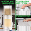 NutriChef PKBRKTL150 All-In-One Home Beer Brewing Mash and Boil Device 5-Piece Maker Machine Set 9 Gallon 1600w Max w/LCD Display Programmable Multi-Step Control System, Stainless Steel