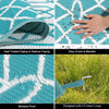 Outdoor Rug 5x7 Ft for Patios Reversible Mats Outdoor Camping Rugs Plastic Straw Rug RV Patio Mat