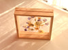 French herbarium – Pressed flower art – Cadre herbarium – Viola – Field flowers – Square – Home Decor – Gift for grandma