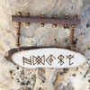 Viking Home Protection Amulet - Norse Runes Wall Plaque - Bindrune Home Decor - Combined Runes for Family Protection Wall Decor - Hanging
